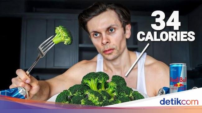 YouTuber Ini Eksperimen Diet Ekstrem yang Bikin Tubuhnya Menderita