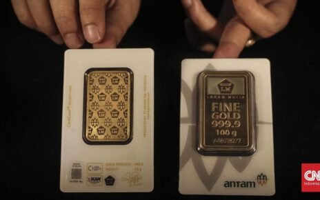 Harga Emas Awal Juni Turun Rp13 Ribu, Sekarang Rp1,94 Juta