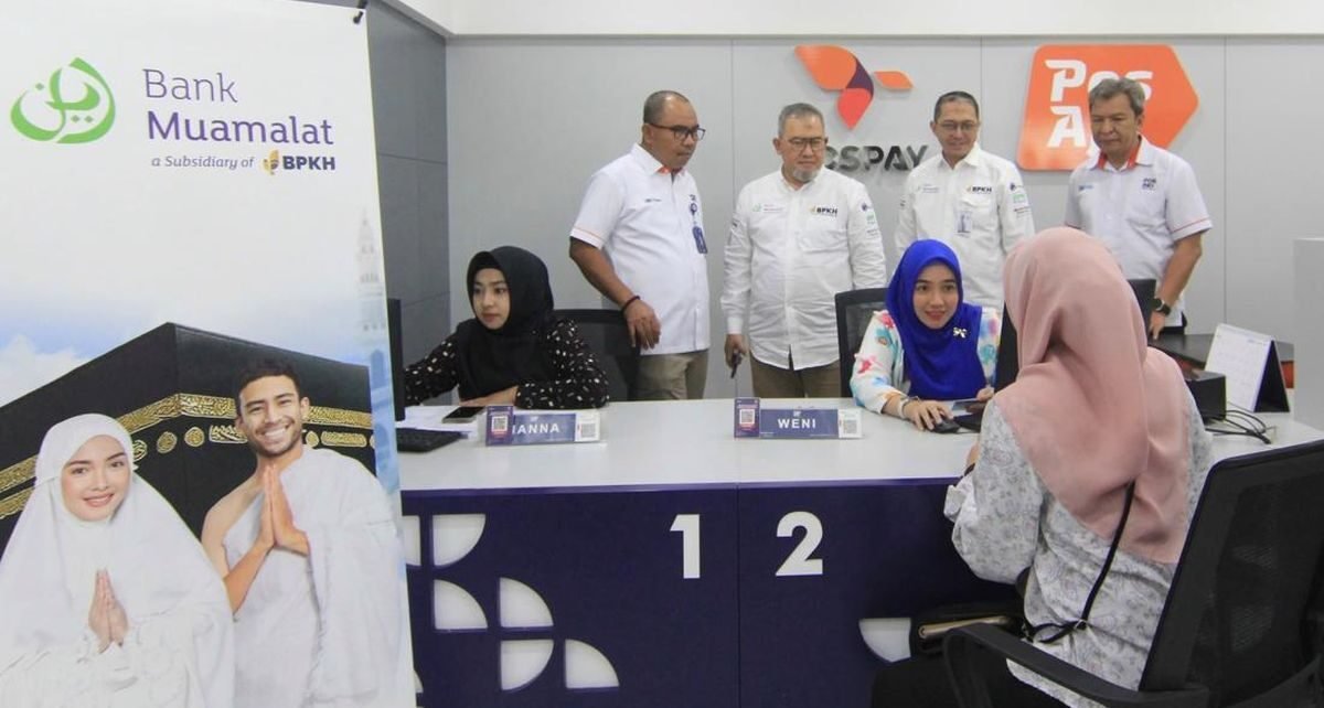 Bank Muamalat & PosIND Luncurkan Layanan Tabungan Haji di Kantor Pos