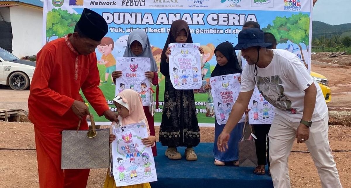 Artha Graha Peduli Rayakan Pancasila & Hari Anak di Perumahan REC
