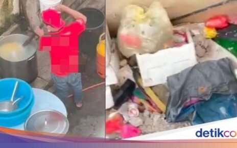 Gerai Mie Dicap Jorok karena Masaknya di Sebelah Sampah