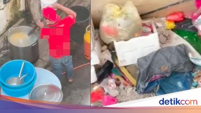 Gerai Mie Dicap Jorok karena Masaknya di Sebelah Sampah