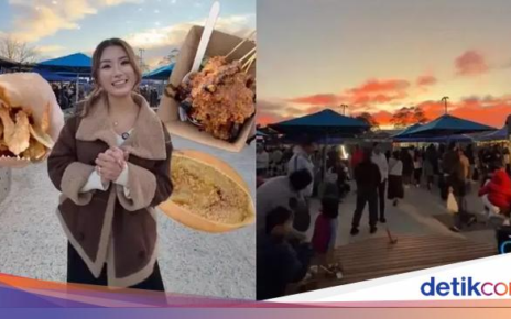Jajan Sate Ayam dan Martabak di Pasar Malam, Ludes Rp 710 Ribu!