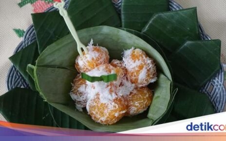 Lembut dan Kenyal Klepon Ubi Jalar