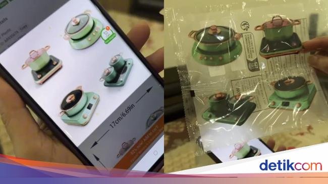 Kocak! Niat Beli Kompor Listrik, yang Datang Ternyata Stiker