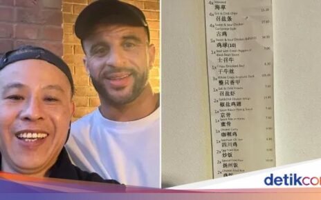Bek Manchester City Pesan Bebek hingga Nasi Goreng, Habis Rp 7,5 Juta!