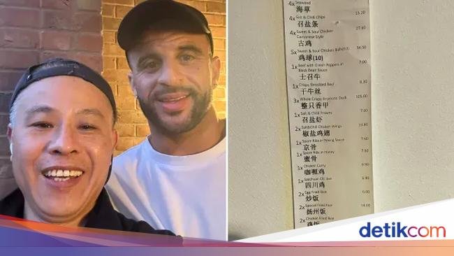 Bek Manchester City Pesan Bebek hingga Nasi Goreng, Habis Rp 7,5 Juta!
