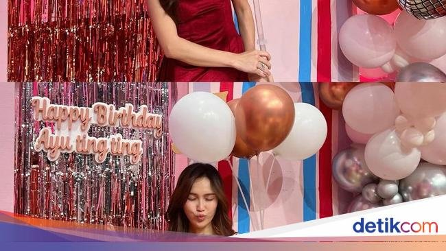 Makin Cetar! Ayu Ting Ting Ulang Tahun ke-33 dengan Kejutan Kue Meriah