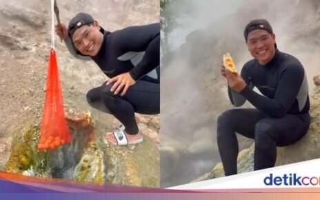 Rebus Telur di Mata Air Panas, Pria Ini Lanjut Bikin Sandwich