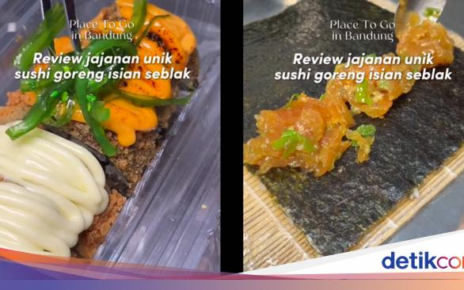 Setelah Seblak Matcha, di Bandung Kini Ada Sushi Goreng Isi Seblak
