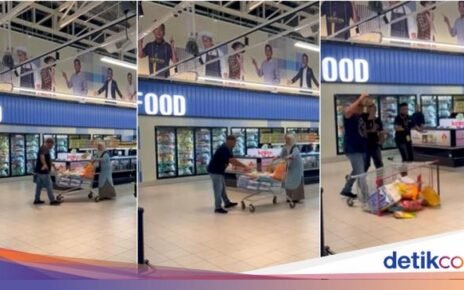 Heboh! Suami Ngamuk di Supermarket Marahi Istri yang Belanja Banyak