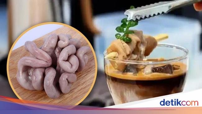Viral Minuman Kopi Topping Sate Usus Babi, Gimana Rasanya?