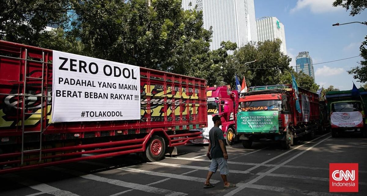 Potensi Pemborosan Truk ODOL Rp47,43 T