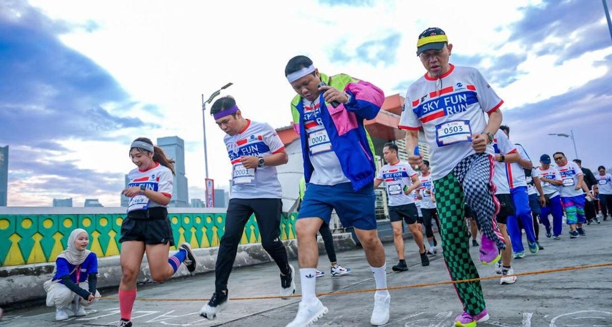 Transjakarta Sukses Bikin Nostalgia Lewat Jakarta Sky Fun Run 2025