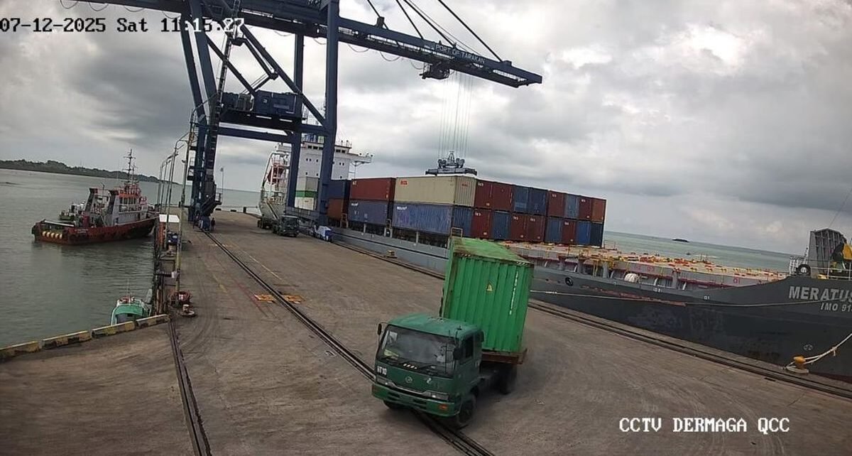 TPK Tarakan Pastikan Crane Sudah Normal, Bongkar Muat Lancar Kembali
