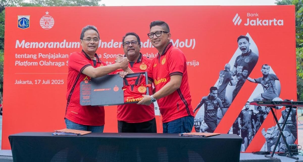Bank Jakarta Resmi Jadi Sponsor Persija untuk Super Liga 2025-2026
