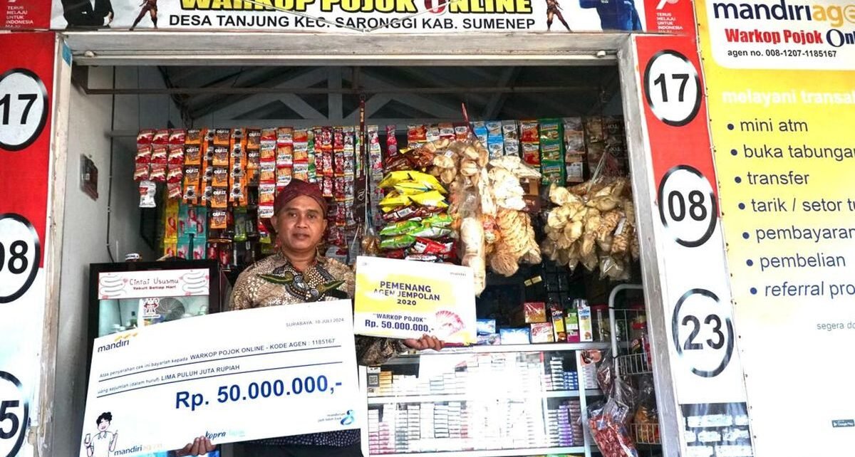 Bank Mandiri Perkuat Ekonomi Kerakyatan lewat Perluasan Mandiri Agen