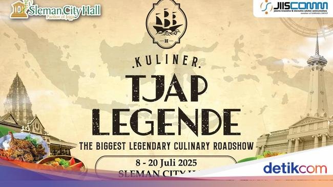 40 Kuliner Legendaris Ramaikan Festival Tjap Legende di Sleman City Hall