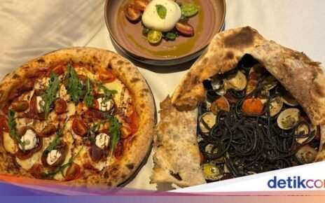Uniknya Pasta Hitam hingga Pizza Otentik di Restoran Ini