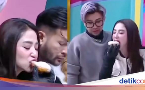Cicip Donat Pinkan Mambo, Dewi Persik: Enak Kayak Roti Cakwe