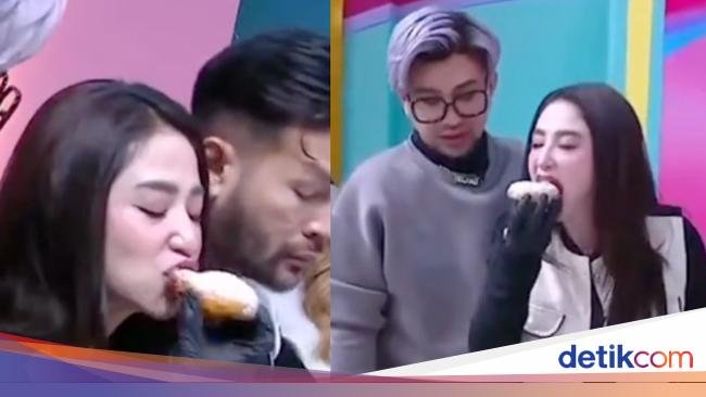 Cicip Donat Pinkan Mambo, Dewi Persik: Enak Kayak Roti Cakwe