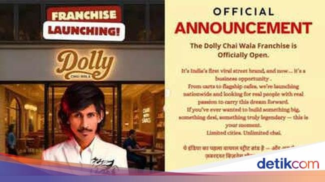 Dolly Chaiwala, Penjual Teh Viral yang Kini Sukses Buka Cabang