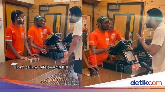 Duh! Pria Ini Ngamuk ke Pegawai Resto yang Puji Istrinya Cantik