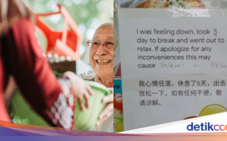 Jaga Kesehatan Mental, Lansia Ini Pilih Libur Jualan Makanan saat Sedih