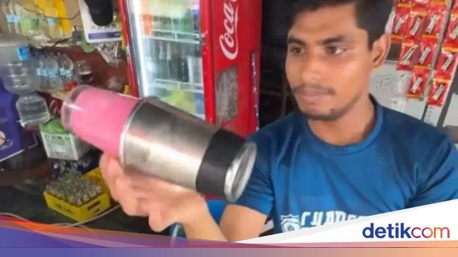 Heboh! Pedagang Sirup Diklaim 'Penjual Kaki Lima Terbersih' di India