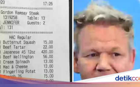Pelanggan Ini Nggak Nyesel Habiskan Rp 9 Juta di Resto Gordon Ramsay