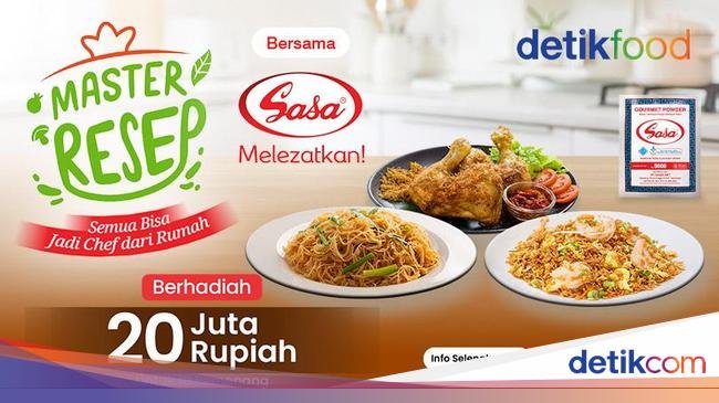 Jago Masak? Buktikan di Master Resep Sasa, Bisa Dapat Hadiah Rp 2 Juta