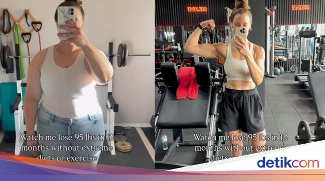 Keren! Wanita Ini Sukses Turun BB 43 Kg Tanpa Diet Ketat
