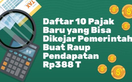 Daftar 10 Pajak Baru, Bisa Dikejar Buat Pendapatan Negara