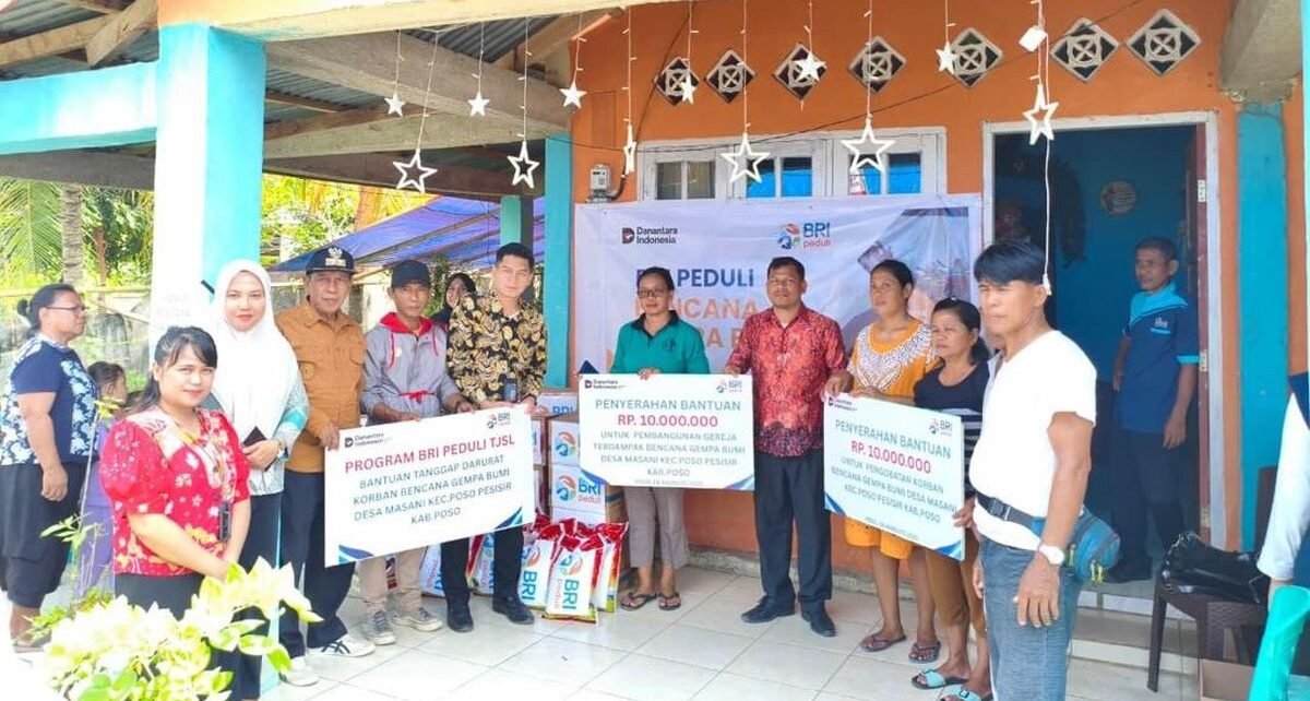 BRI Peduli Gerak Cepat Salurkan Bantuan untuk Korban Gempa di Poso