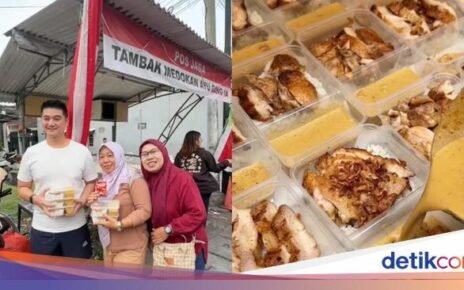 Ultah ke-37, Chef Arnold Bagikan 370 Porsi Nasi Ayam Gulai Bikinan Sendiri