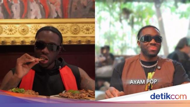 Melly Mike 'Pacu Jalur' Kulineran di Indonesia, Ayam Pop Jadi Favorit