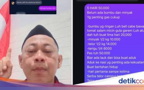 Bantu Follower, Nyak Kopsah Bagikan Ide Menu 5 Hari Budget Rp 50 Ribu