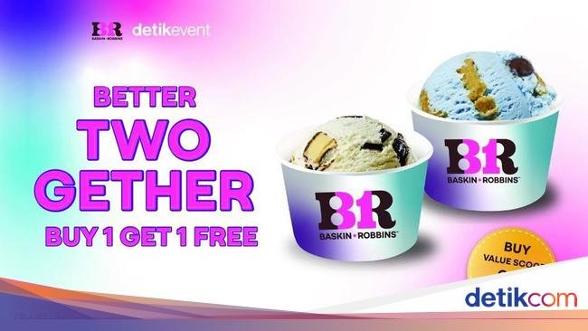 Jajan Hemat 17-an! Baskin Robbins hingga Wendy's Buy 1 Get 1