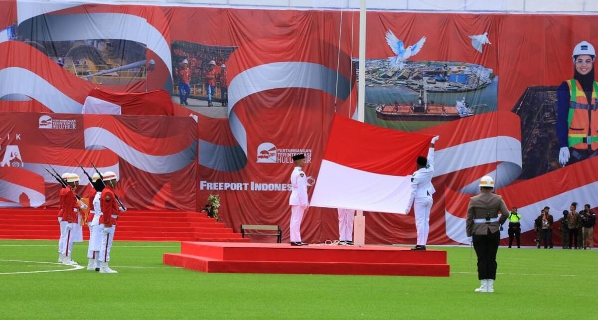 HUT RI ke-80, Freeport Wujudkan Pertambangan Tembaga Terbesar