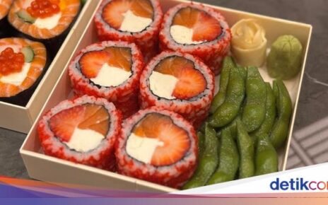 Unik! 5 Restoran Ini Punya Sushi Sambal hingga Sushi Buah