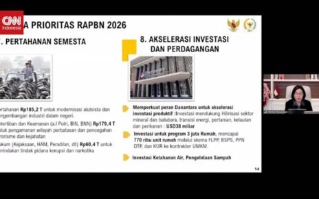 Sri Mulyani Akui Anggaran Polri Cs 2026 Naik Jadi Rp179 T