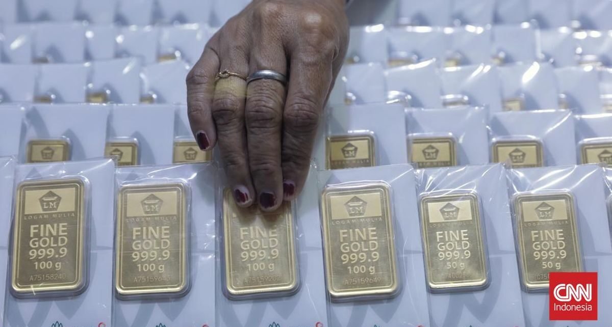 Harga Emas Cetak Rekor Tertinggi, Logam Mulia Antam Tembus Rp2,1 Juta