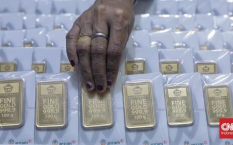 Harga Emas Cetak Rekor Tertinggi, Logam Mulia Antam Tembus Rp2,1 Juta