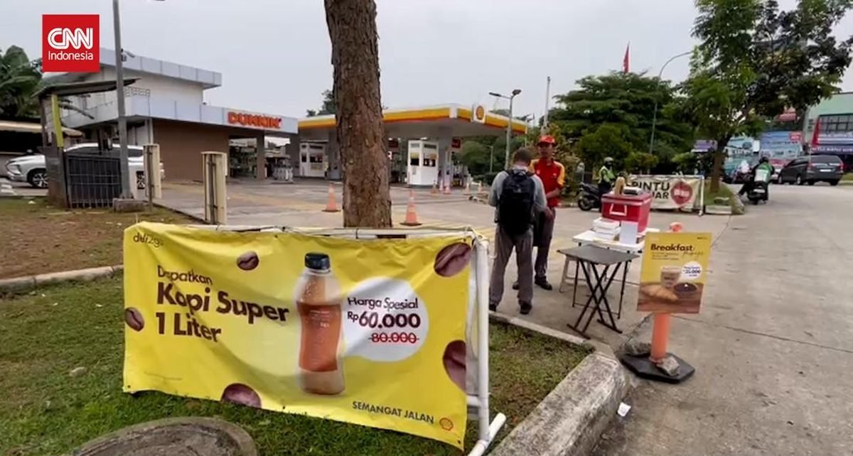 SPBU Shell Beralih Jualan Kopi Gara-gara Stok BBM Habis