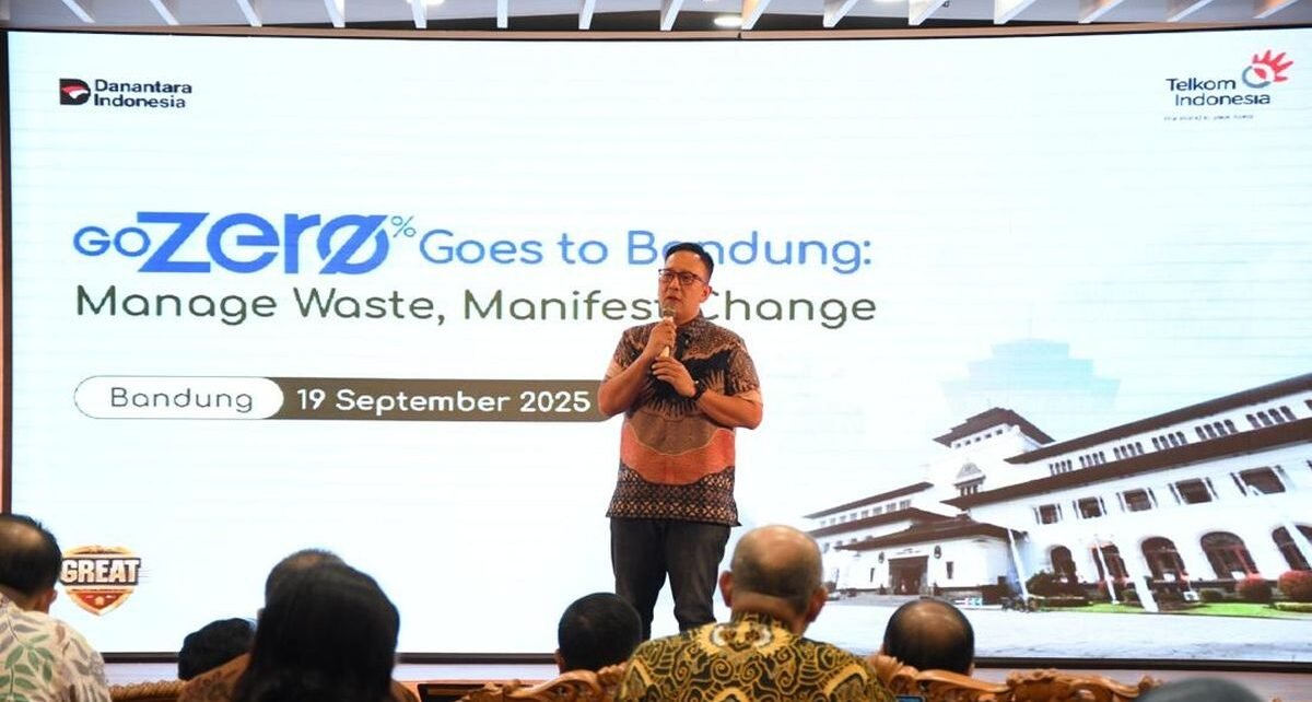 GoZero% Bandung Hadirkan Terobosan Karyawan Telkom Kelola Sampah