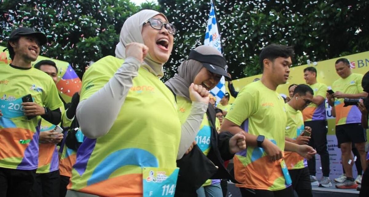 Wondr ITB Ultra Marathon Usai, BNI-ITB Perkuat Kolaborasi Pendidikan