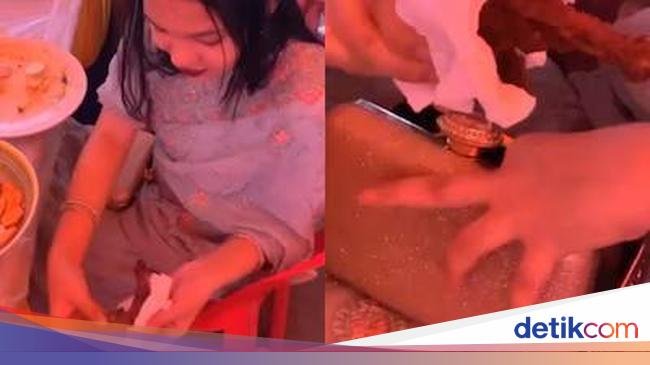 Nyeleneh! Tamu Pesta Bungkus Paha Ayam dan Dimasukkan ke Tas
