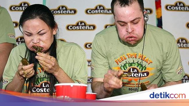 5 Kompetisi Makan Paling Heboh di Dunia, Makan Cabe hingga Tiram!
