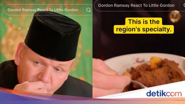 Gordon Ramsay Makan Rendang Pakai Tangan Langsung, Begini Komentarnya!