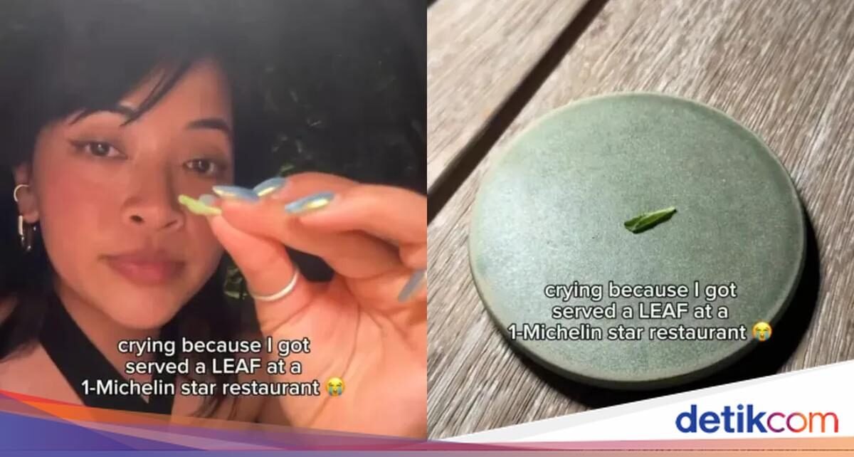 Cuma Dapat Daun di Restoran Bintang Michelin, Vlogger Ini Kaget